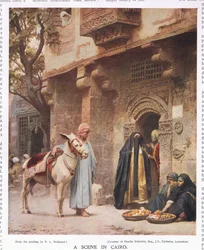 Scena w Kairze z „Bibby Annual” opublikowanego w 1917 r.